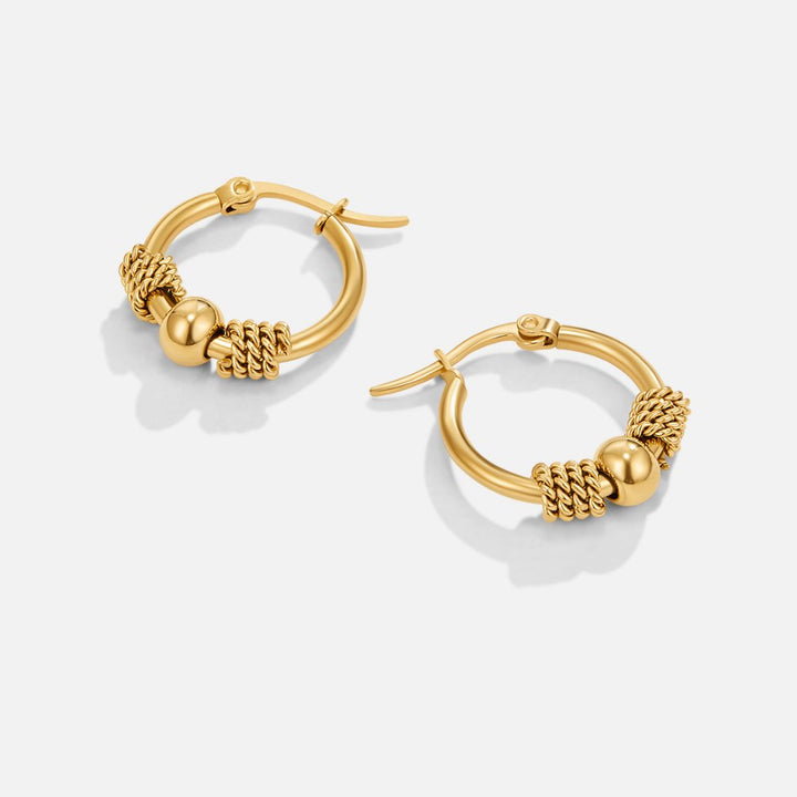Pendientes dorados Selena