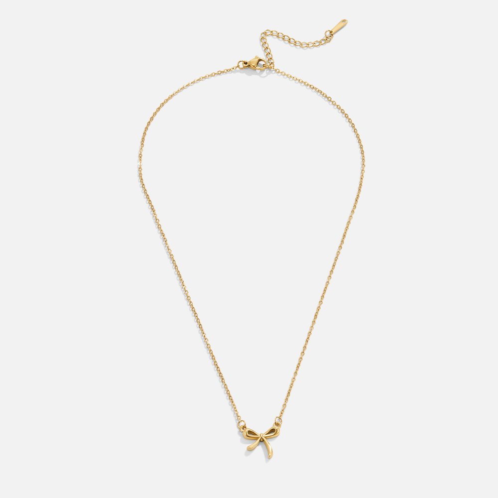 Collar con colgante en forma de lazo