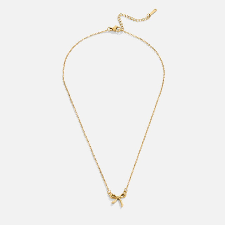Collar con colgante en forma de lazo