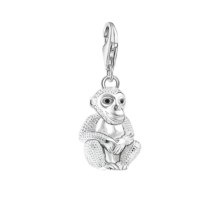 Collar de plata con mono
