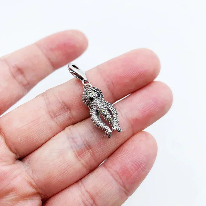 Colgante de plata pulpo