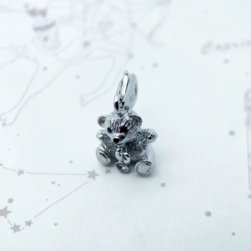 Colgante de plata osito