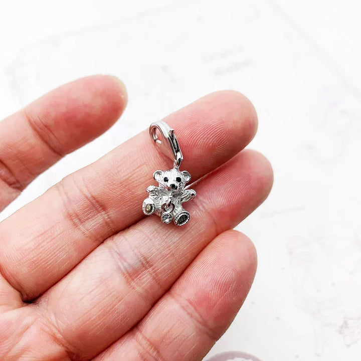 Colgante de oso de plata