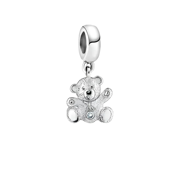 Colgante de oso de plata