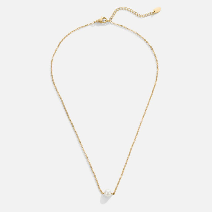 Collar Solitaire Gold Pearl