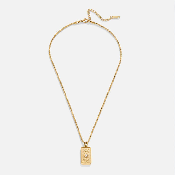 Collar con colgante Tarot El Sol