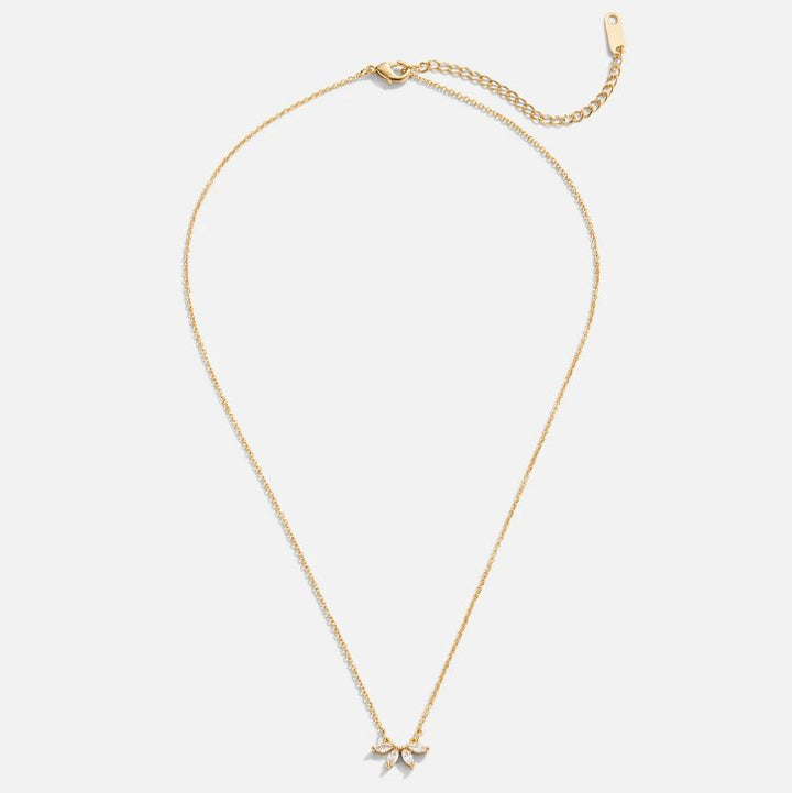 Collar Tiffany con colgante de hojas de cristal