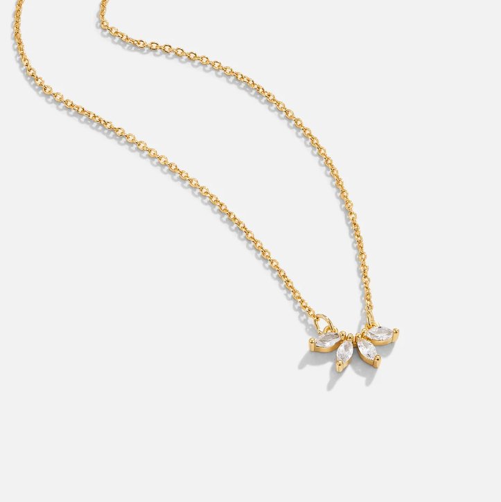 Collar Tiffany con colgante de hojas de cristal