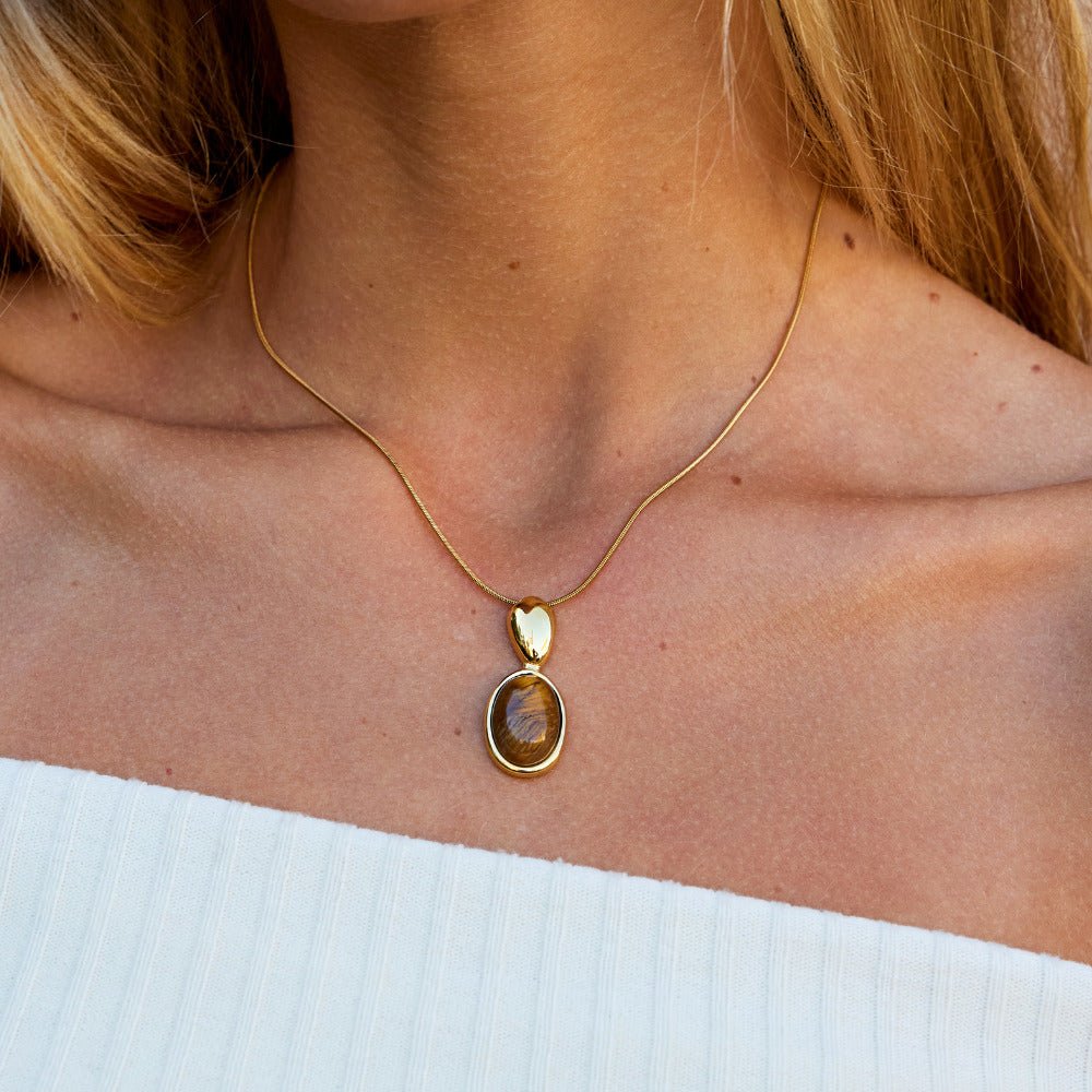 Collar de ojo de tigre