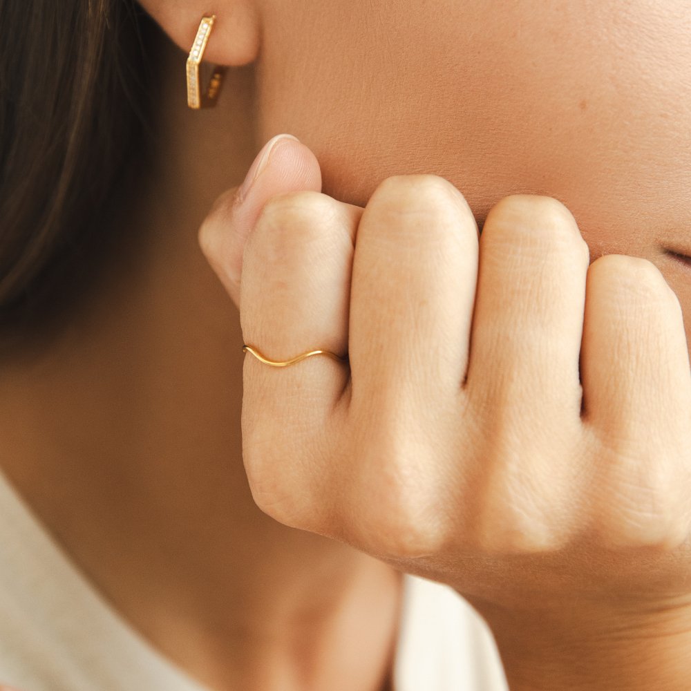Anillo dorado Tina