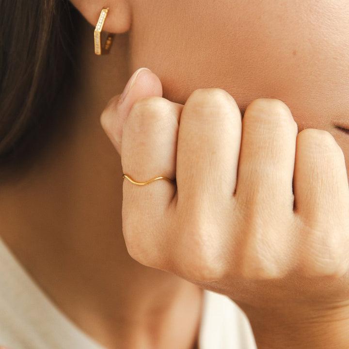 Anillo dorado Tina