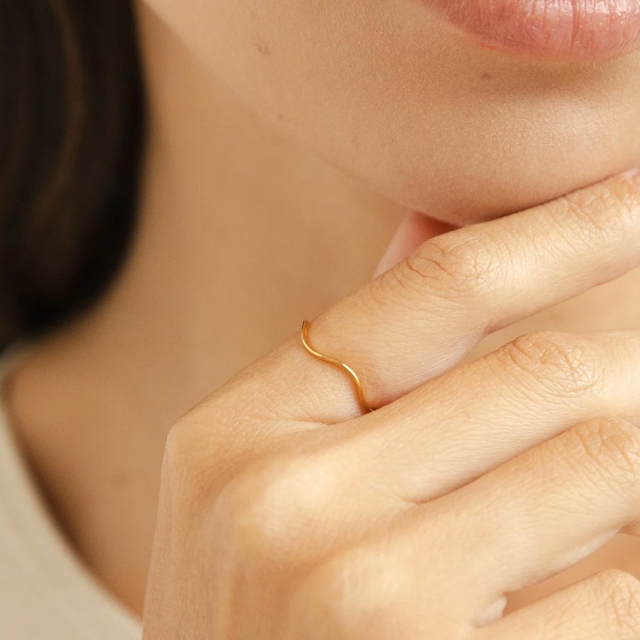 Anillo dorado Tina