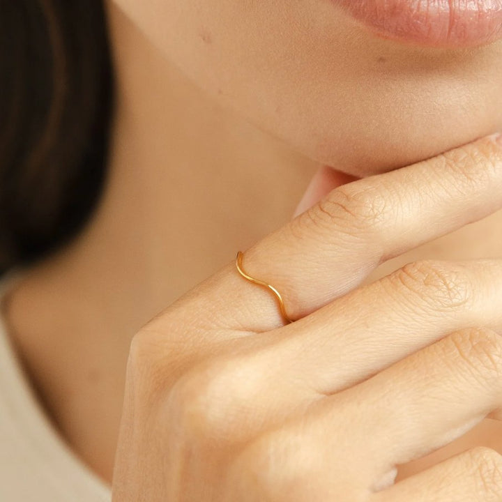 Anillo dorado Tina