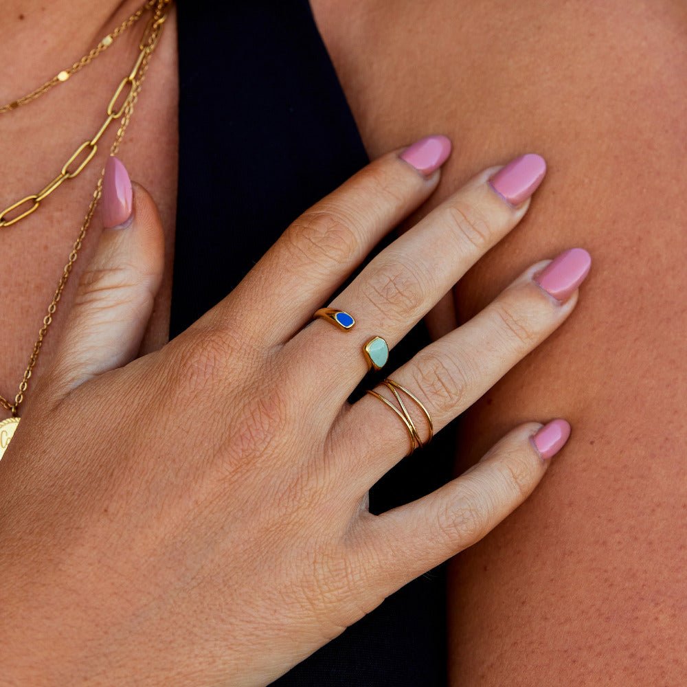 Anillo turquesa Sahara