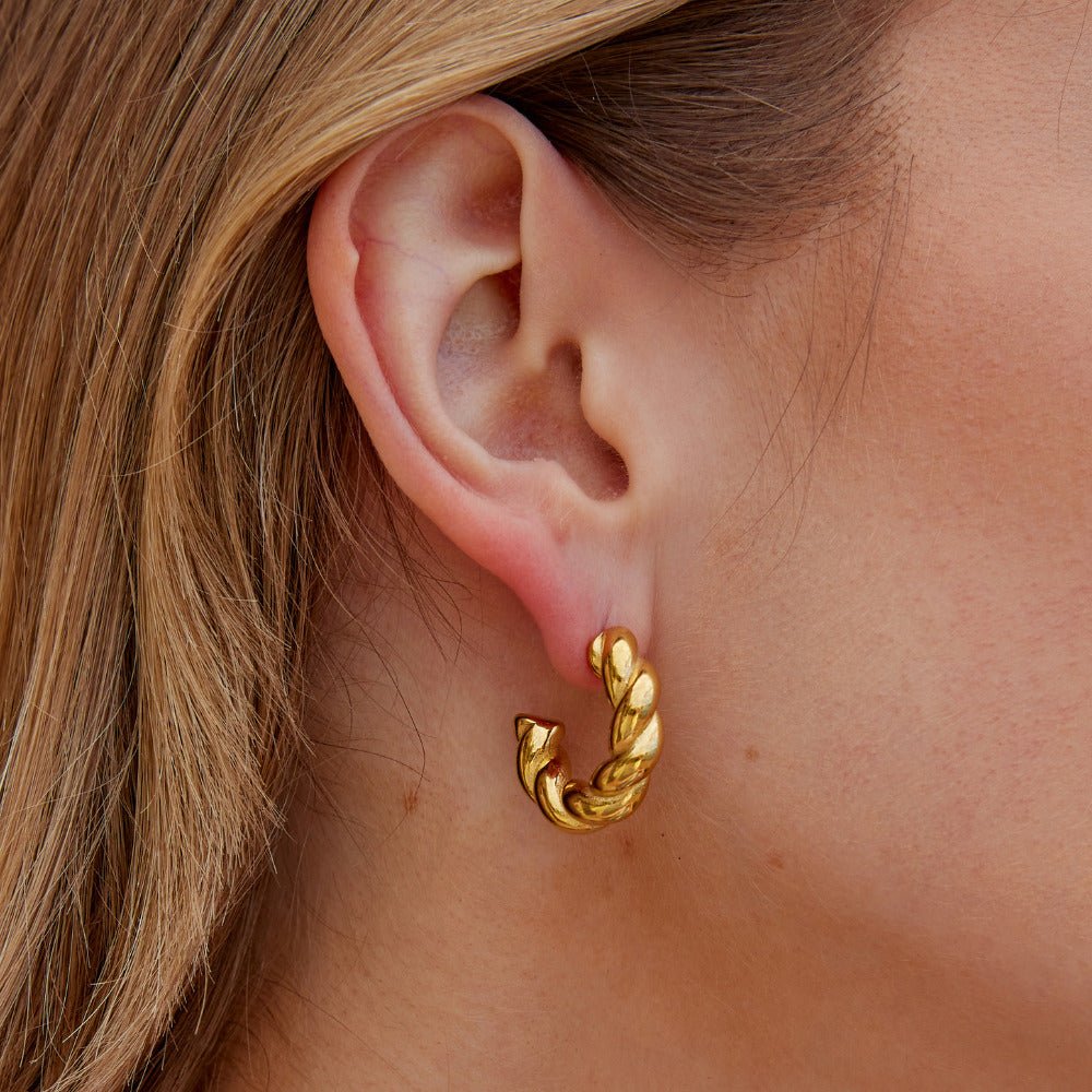 Pendientes trenzados Felicity