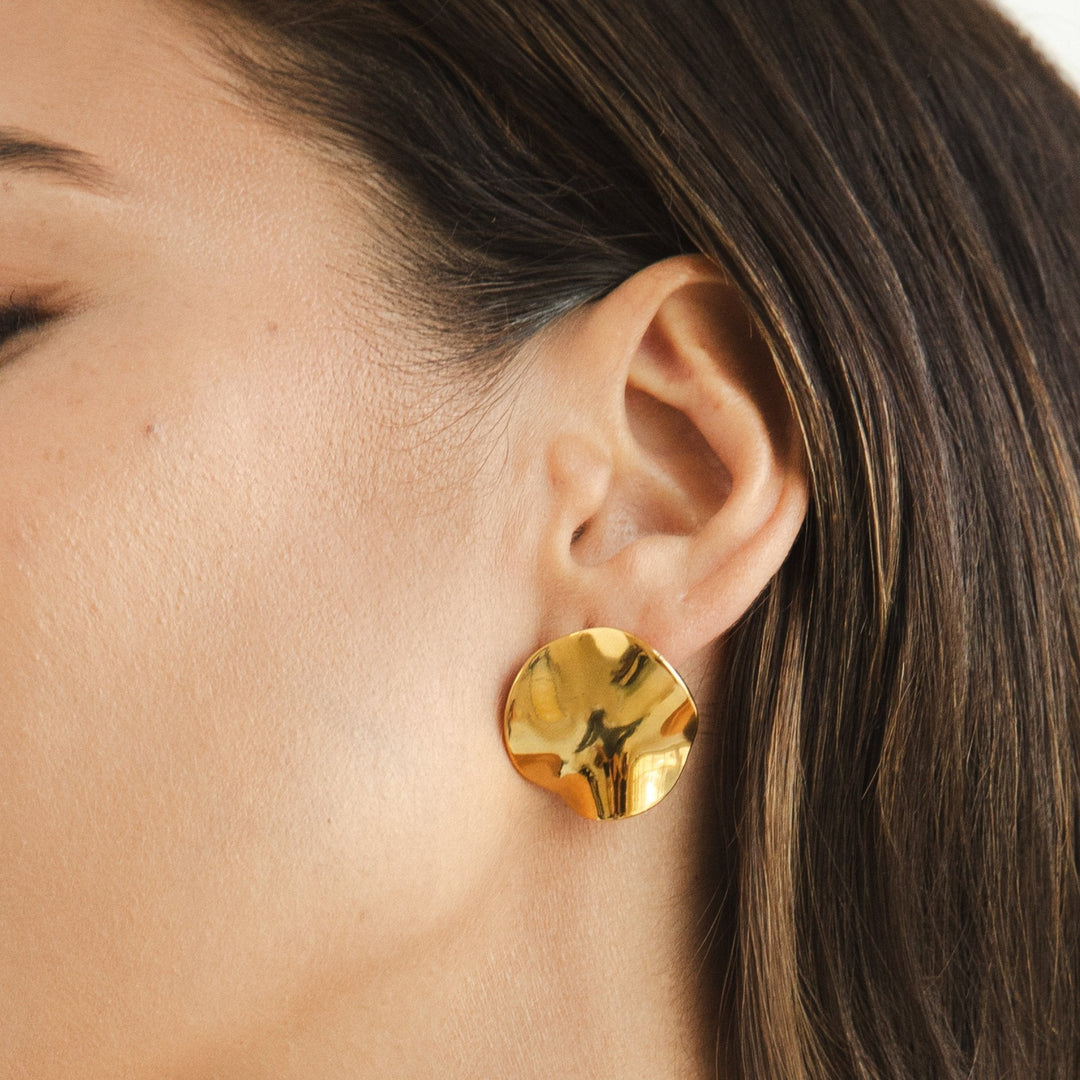 Pendientes dorados Tyra