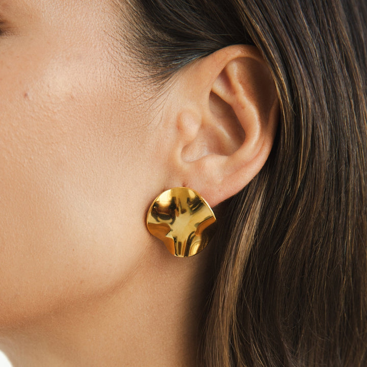 Pendientes dorados Tyra