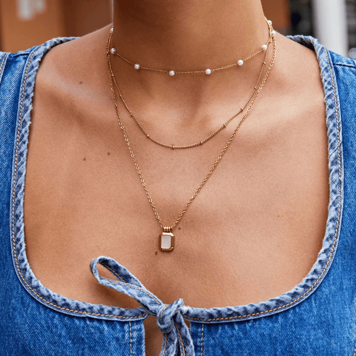 Collar multicapa Valerie Blanco