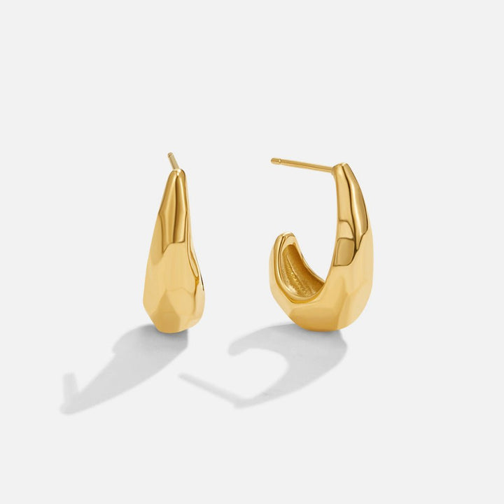 Pendientes dorados Dôme du Danube
