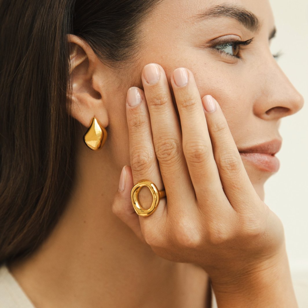 Anillo Vina fondu oro