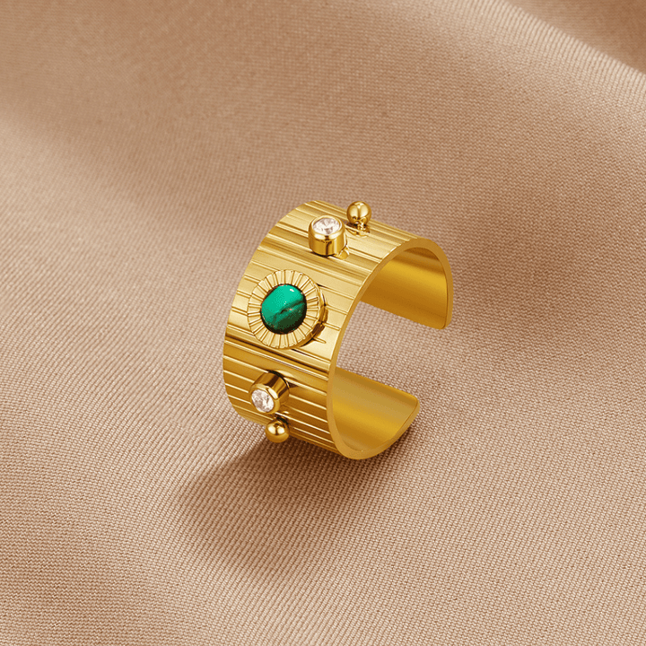 Anillo vintage dorado Dakota