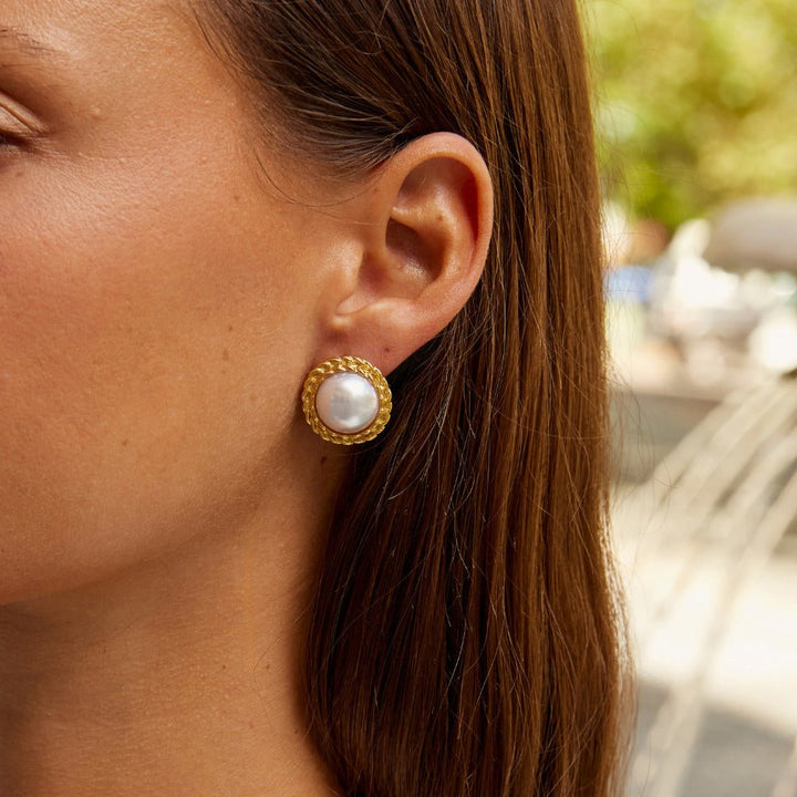 Pendientes vintage Monet con perlas