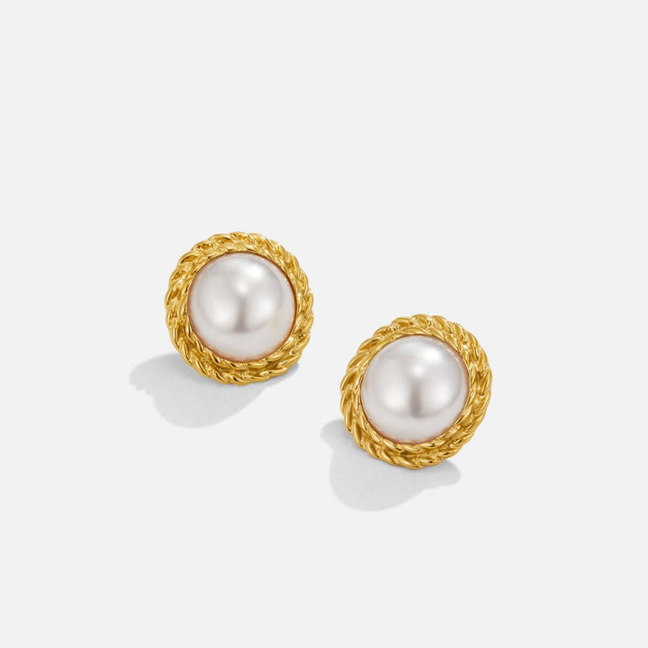 Pendientes vintage Monet con perlas