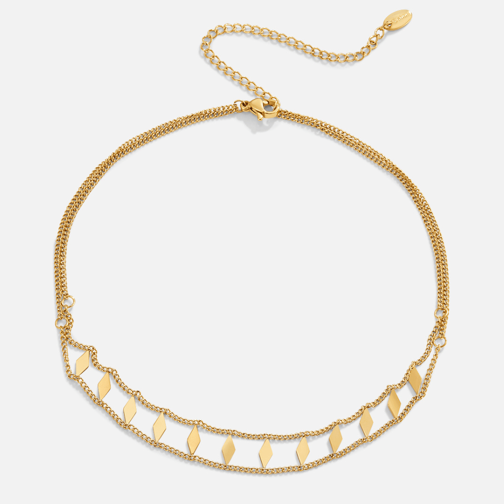 Collar dorado Zara
