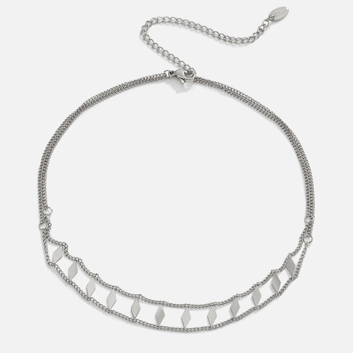 Collar plateado Zara
